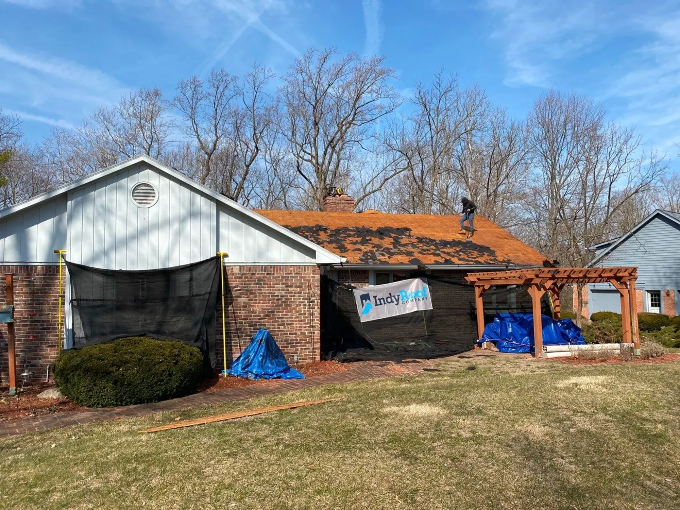 Trim and flashing detail on a Wood Wind siding job