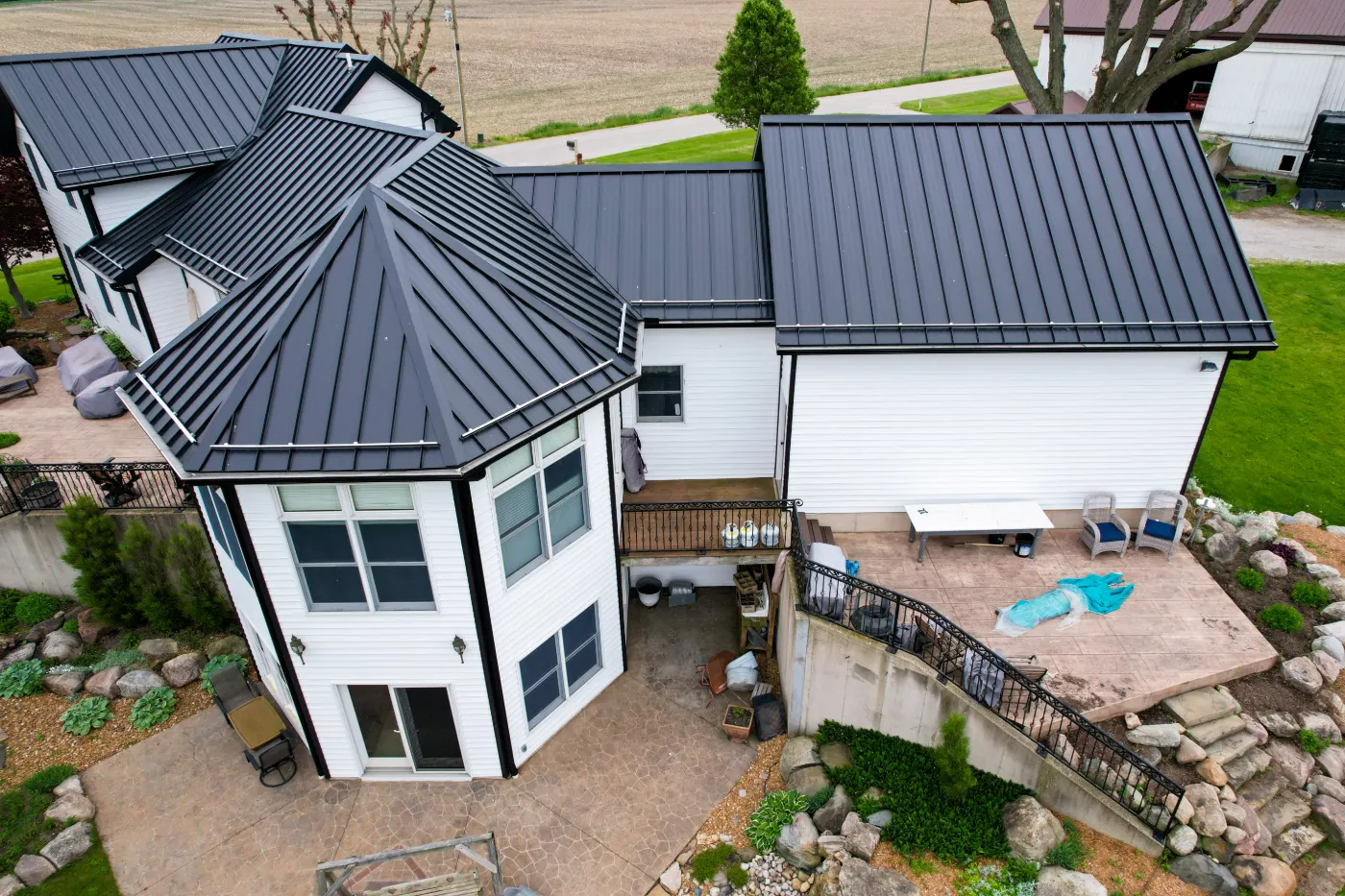 Trim and flashing detail on a Wood Wind siding job